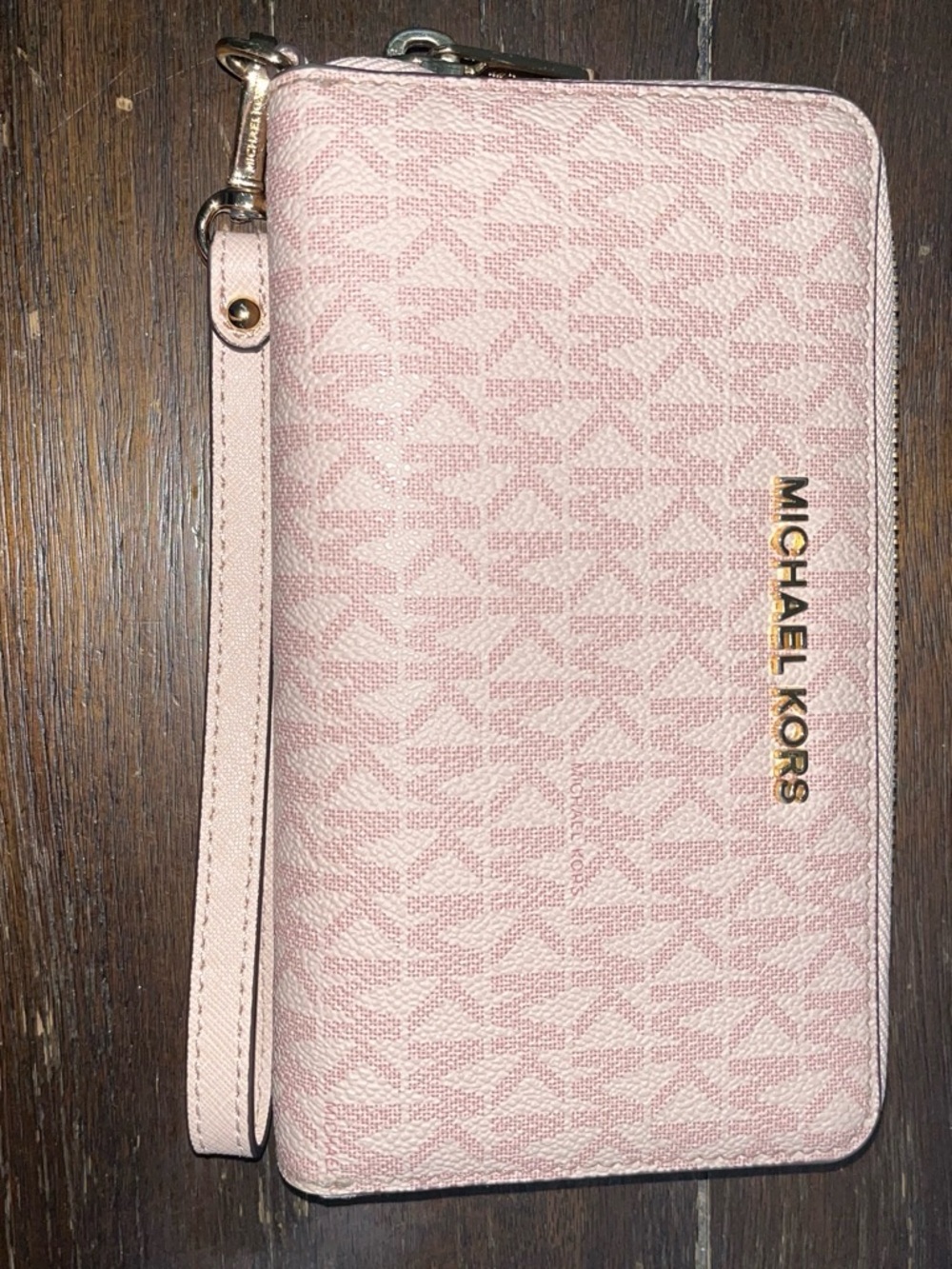 Pink Micheal Kors Large Wallet